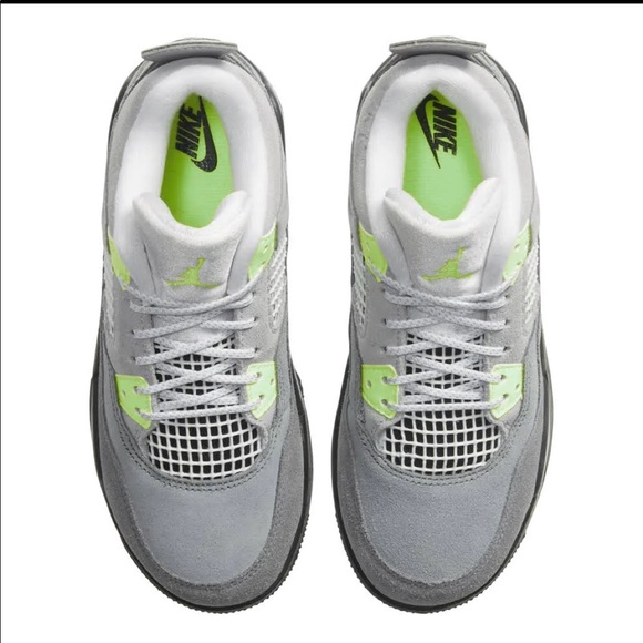 jordan 4 neon green - Picture 1 of 4